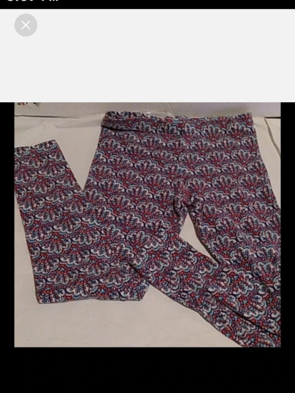 2#Matilda Jane Girls Pink Striped & VineYard Bines Patterned Leggings Set